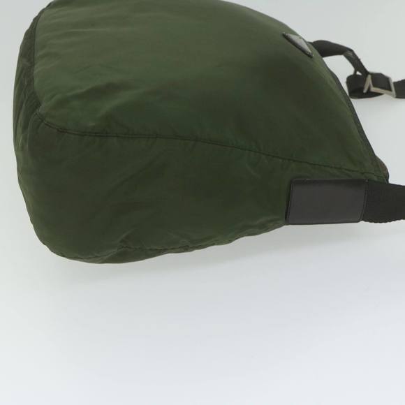 PRADA Shoulder Bag Nylon Khaki Auth 62076 - Picture 3 of 16